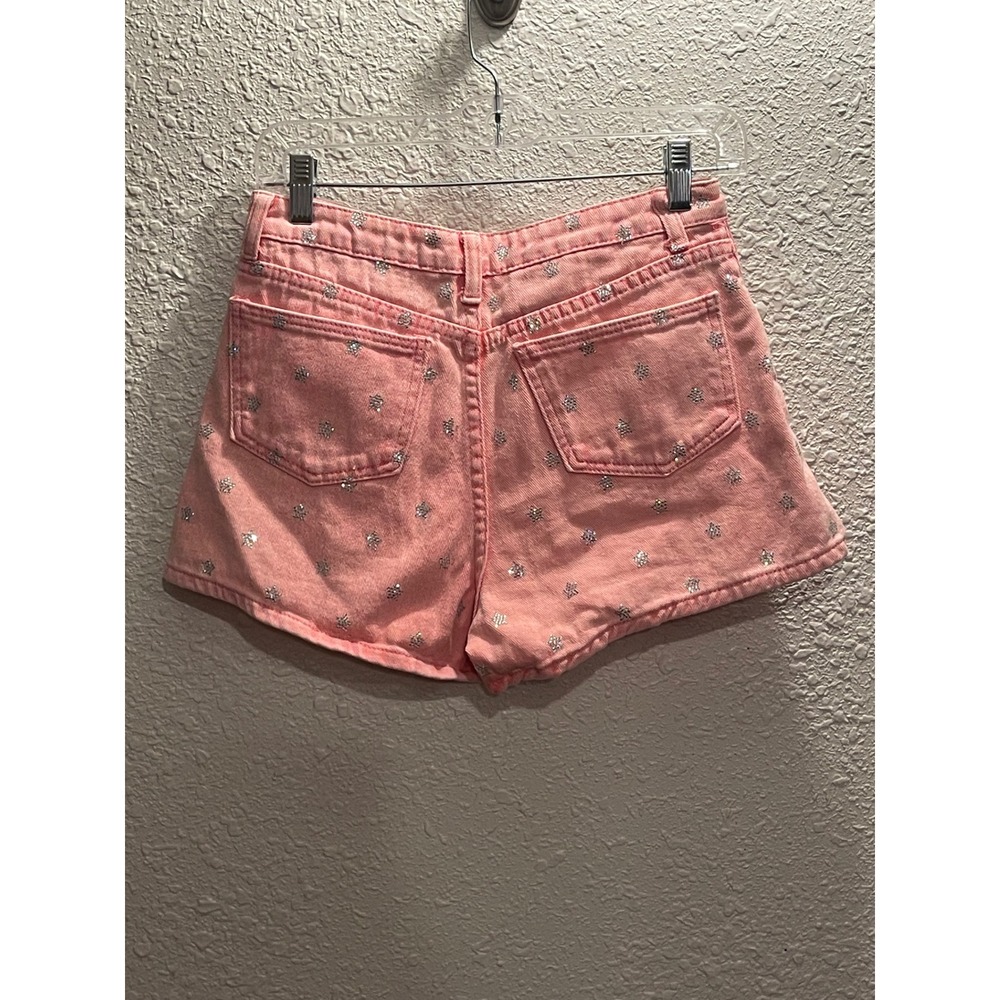 Blue B Rhinestone Star Ultra High Rise Short. - Picture 2 of 4